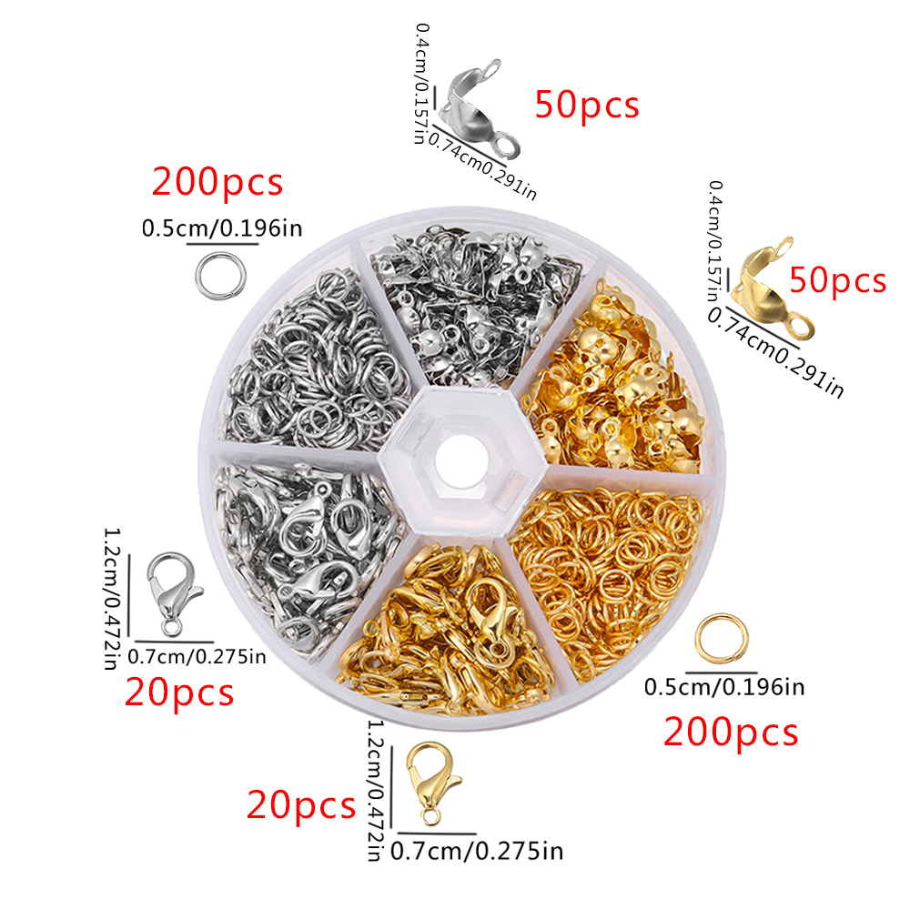 Pearl Necklace - 540pcs Stainless Steel Lobster Clasps Bead