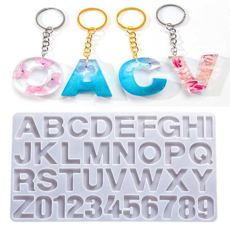 Jewelry Quotes - Alphabet Epoxy Resin Silicone Mold DIY