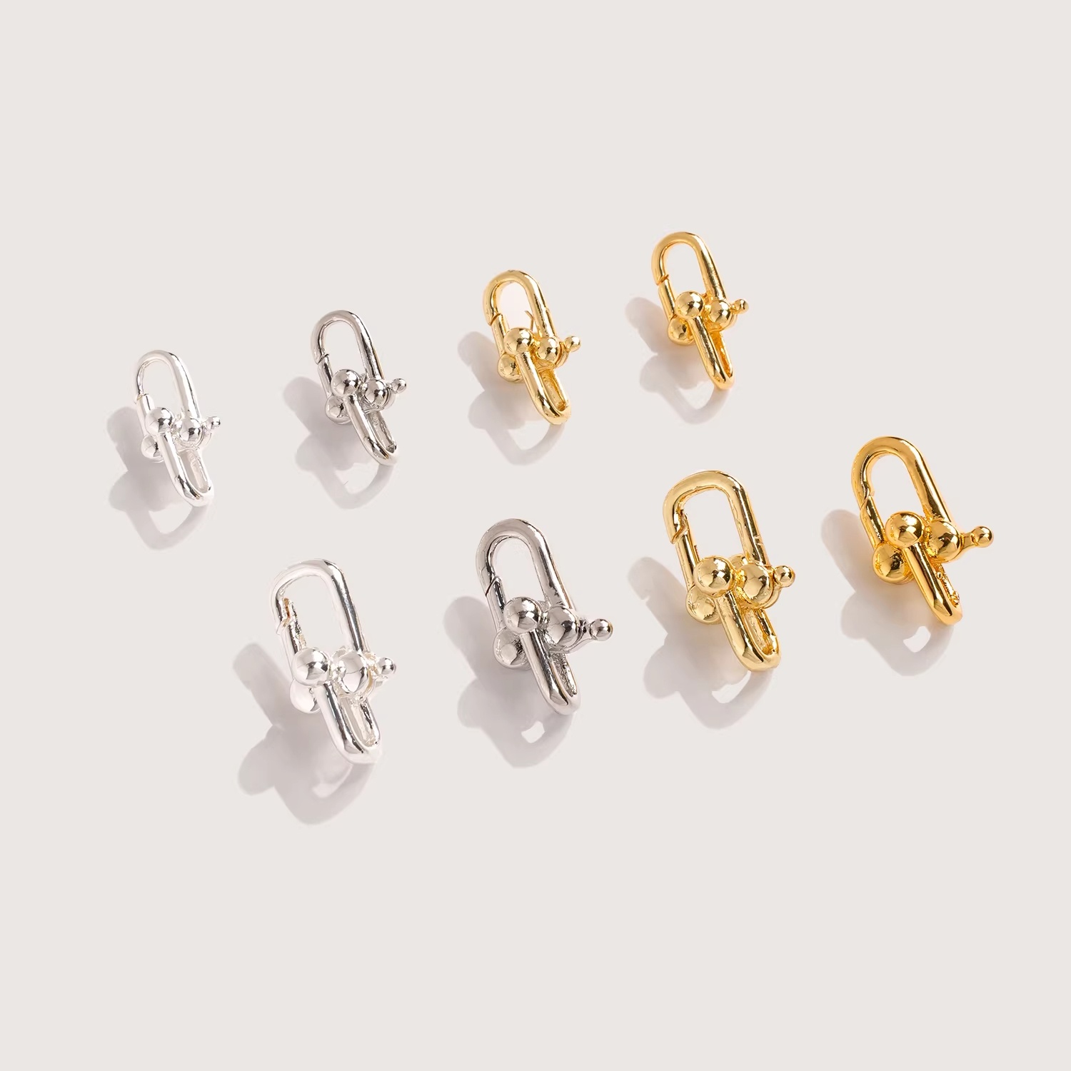 Pearl Necklace - 18K Gold Plated Press Clasp, DIY