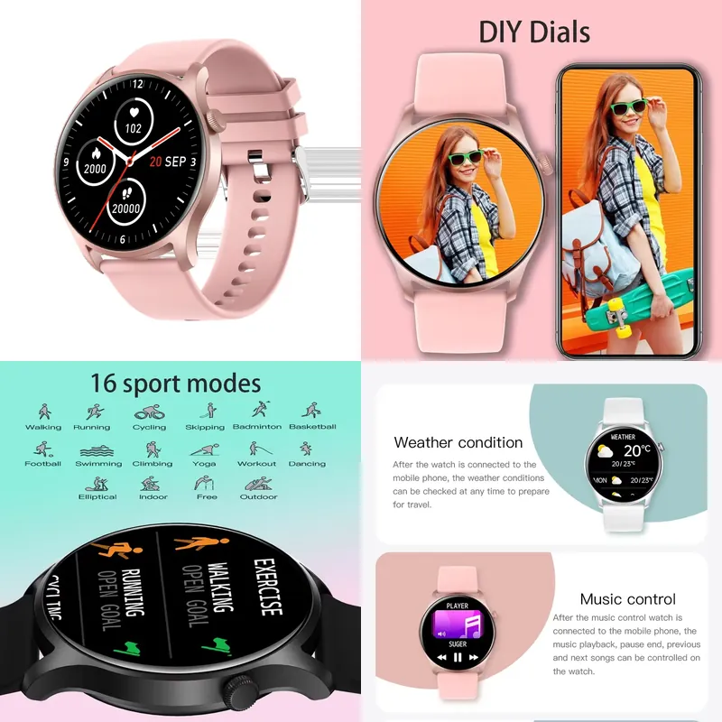 Smartwatch - SENBONO MAX8 Men Smart Watch Women