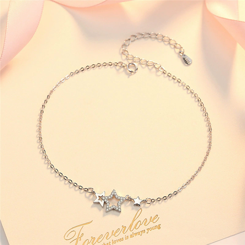 925 Sterling Silver Fashion Fi - đánh giá và giá Anklet Foot Chain