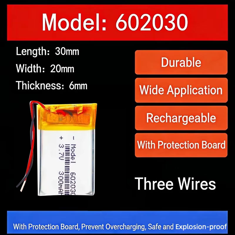 3.7V 300mAh 602030 Lithium Bat - đánh giá và giá Smartwatch