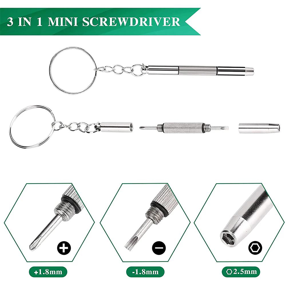 1/2PCS Precision 3 in1 Screwdr - đánh giá và giá Jewelry Watches Repair