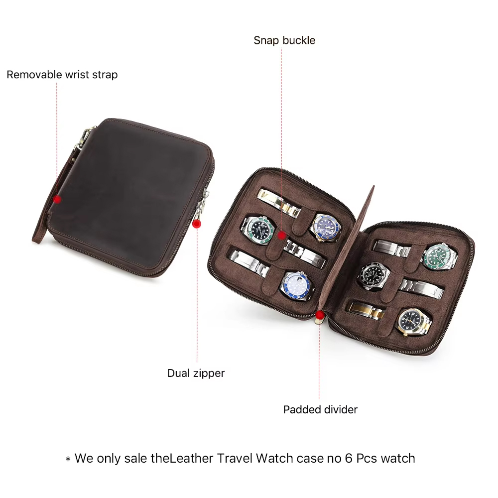 2/4/6 Slots Watch Storage Box  - đánh giá và giá Jewelry Box Organizer Watches