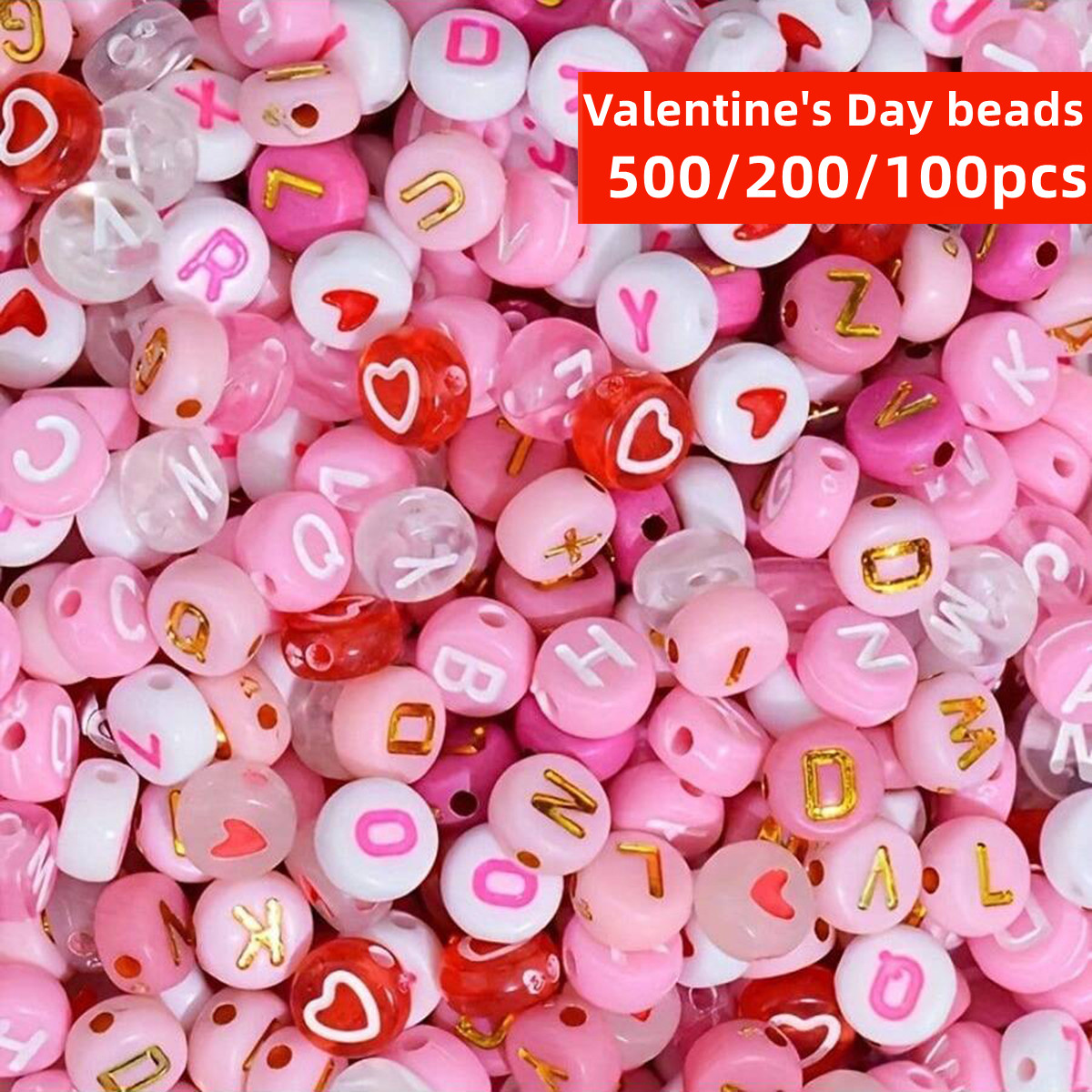 500/200/100pcs 7mm Random styl - đánh giá và giá Jewelry Quotes