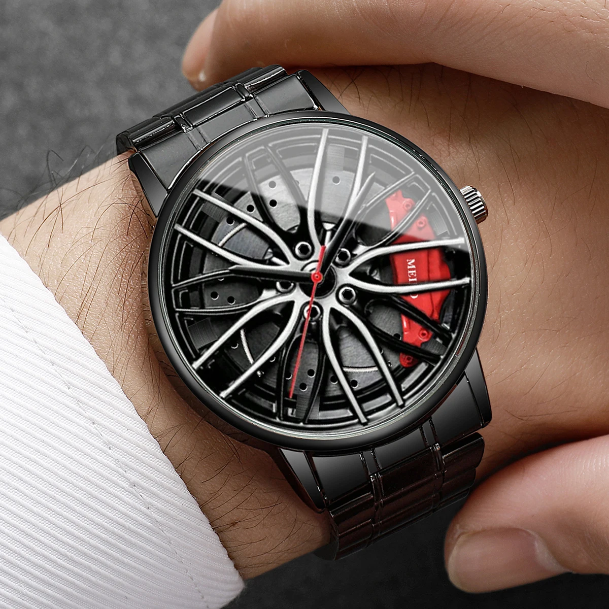 4PCS/Set Fashion 3d Car Wheel  - đánh giá và giá Jewelry Type Watches