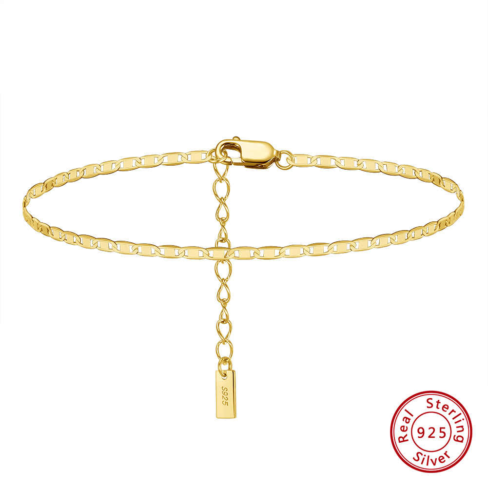 KISS MANDY Minimalist 925 Ster - đánh giá và giá Anklet Foot Chain
