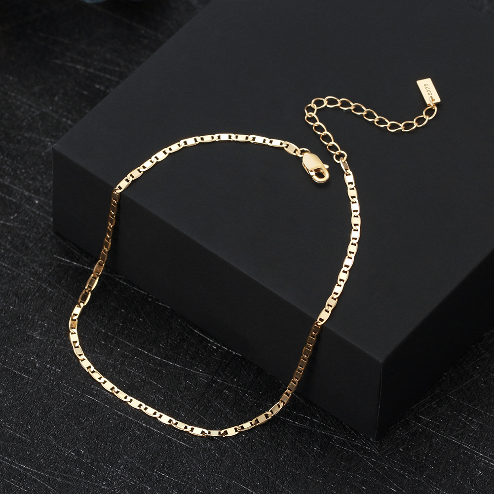KISS MANDY Minimalist 925 Ster - đánh giá và giá Anklet Foot Chain