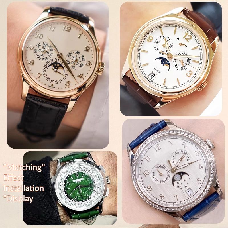 High-quality top-grain cowhide - đánh giá và giá Patek Philippe Watch Calatrava