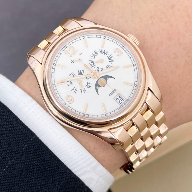 High-quality metal watch strap - đánh giá và giá Patek Philippe Watch Calatrava