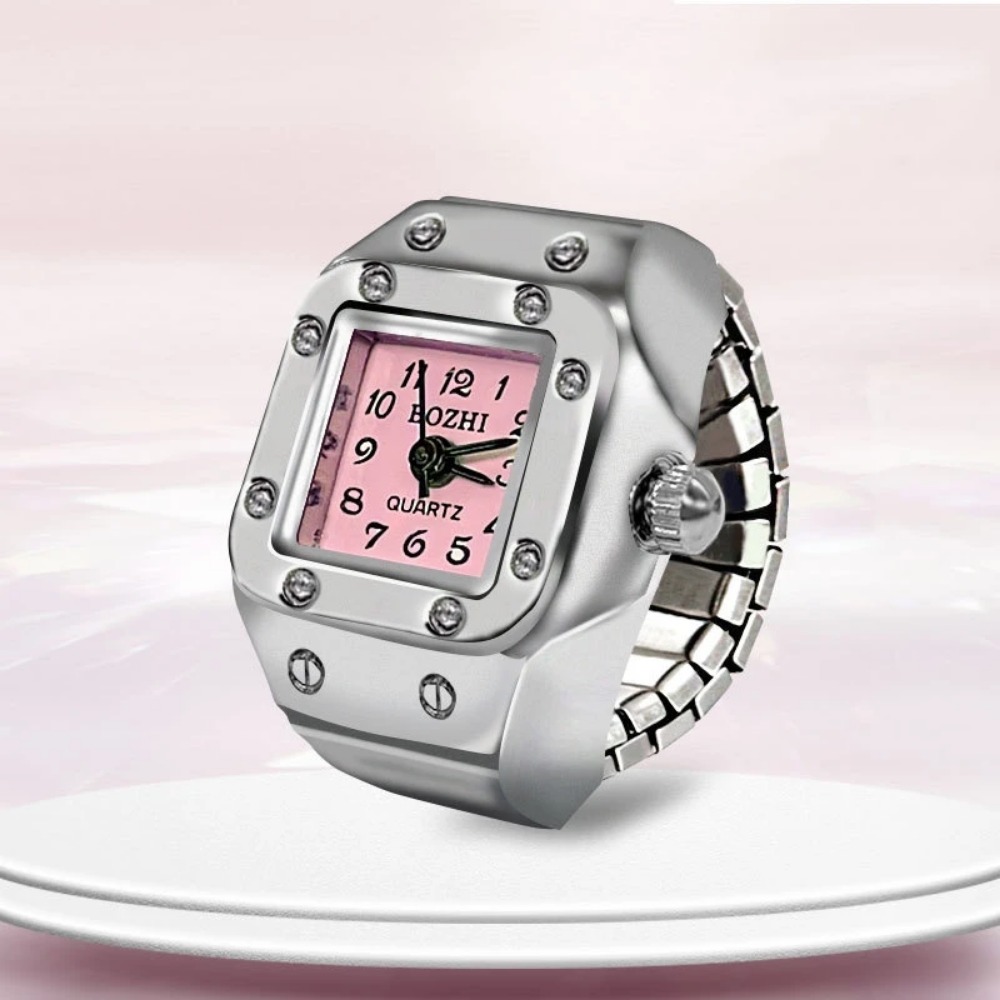 Creative Square Dial Ring Watc - đánh giá và giá Jewelry Type Watches