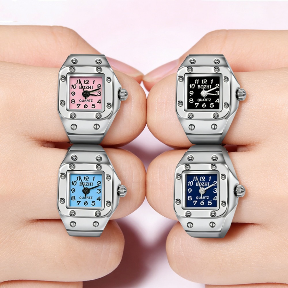 Creative Square Dial Ring Watc - đánh giá và giá Jewelry Type Watches