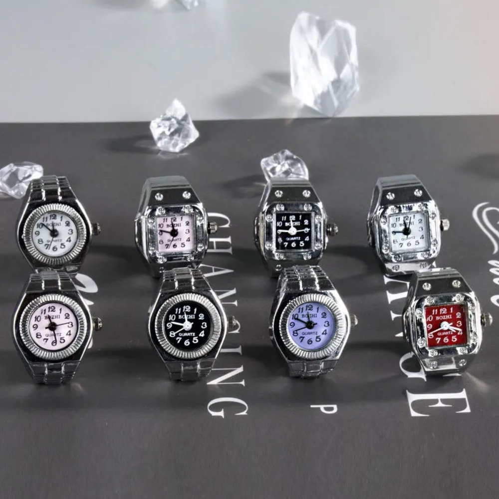 Creative Square Dial Ring Watc - đánh giá và giá Jewelry Type Watches