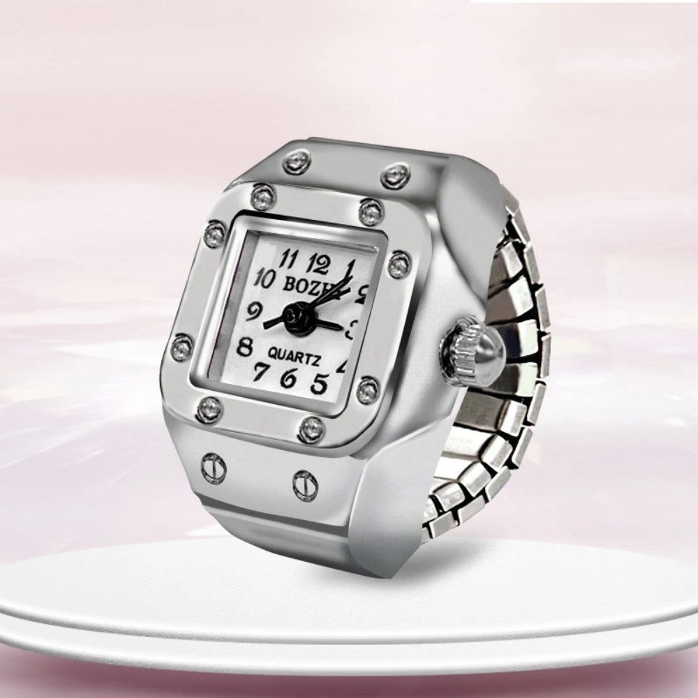 Creative Square Dial Ring Watc - đánh giá và giá Jewelry Type Watches