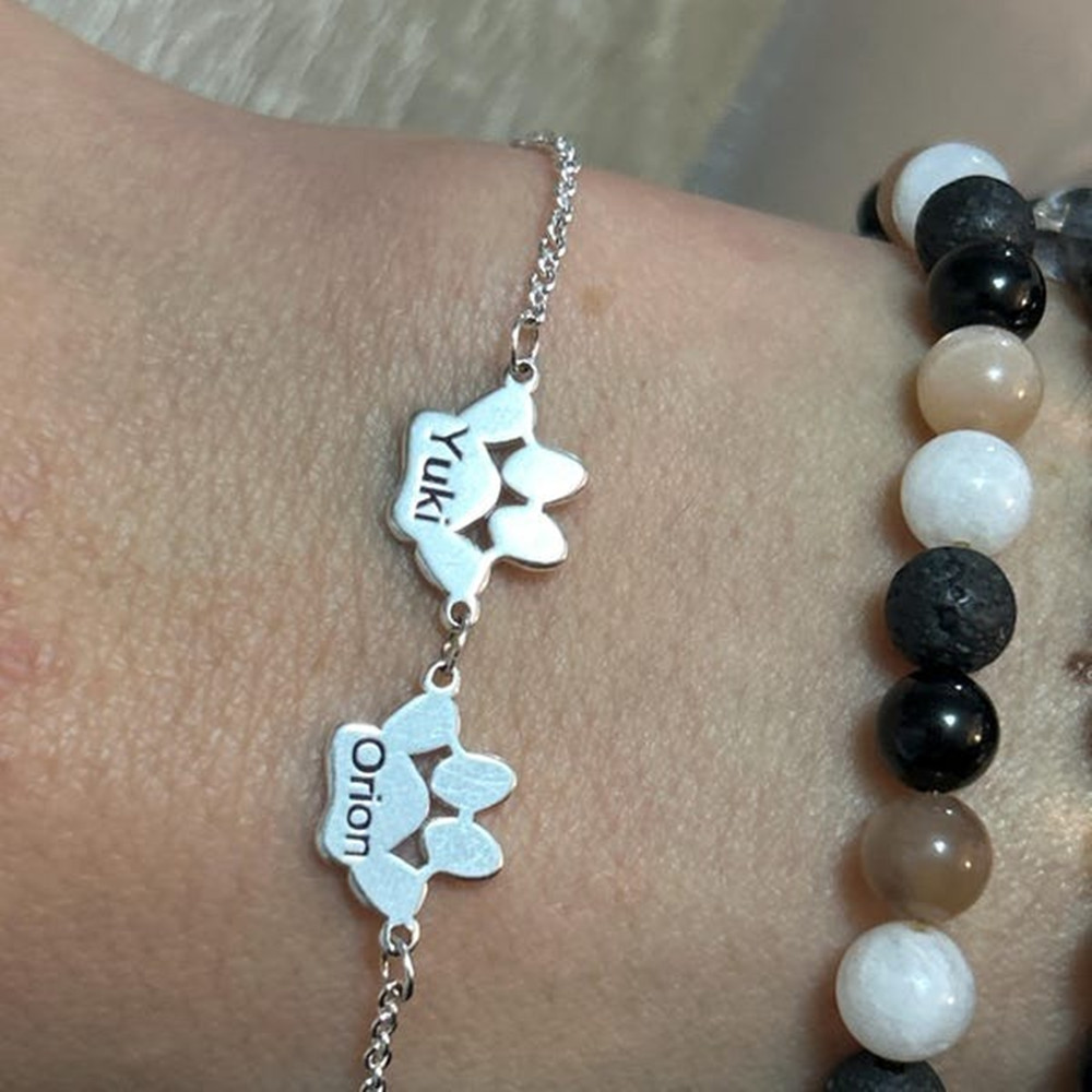 Custom Paw Print Anklet Bracel - đánh giá và giá Anklet Foot Chain