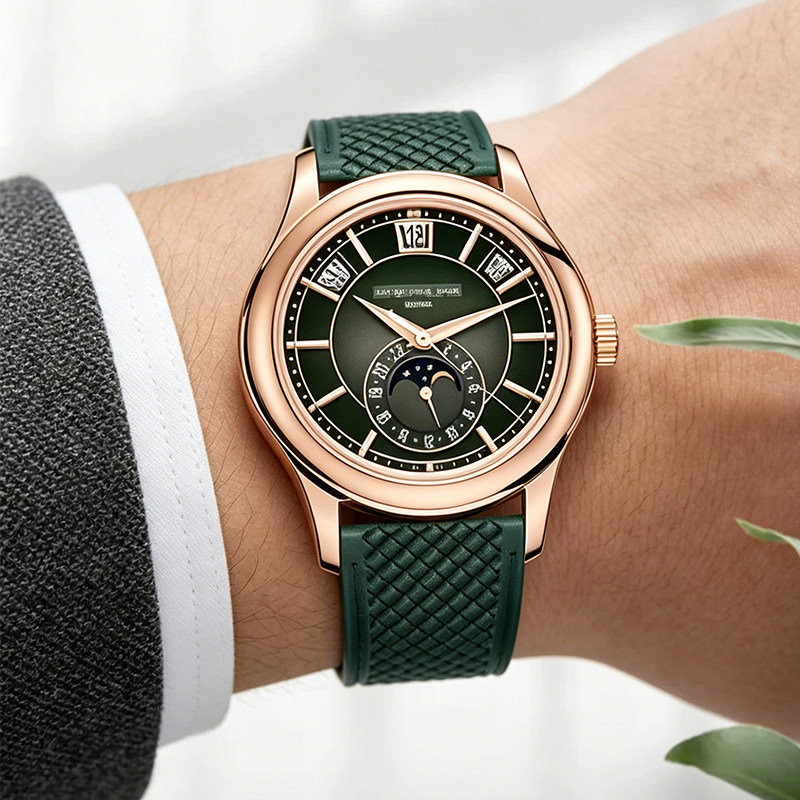 Fluorine rubber watch strap do - đánh giá và giá Patek Philippe Watch Calatrava