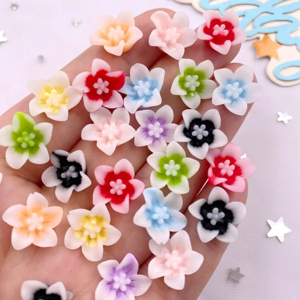 50pcs Resin 13mm Colorful 3D M - đánh giá và giá Paradise Jewelry & Watches Llc Photos