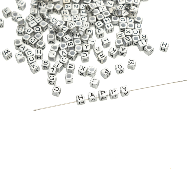 50Pcs 6x6mm Acrylic Letter Dec - đánh giá và giá Jewelry Quotes