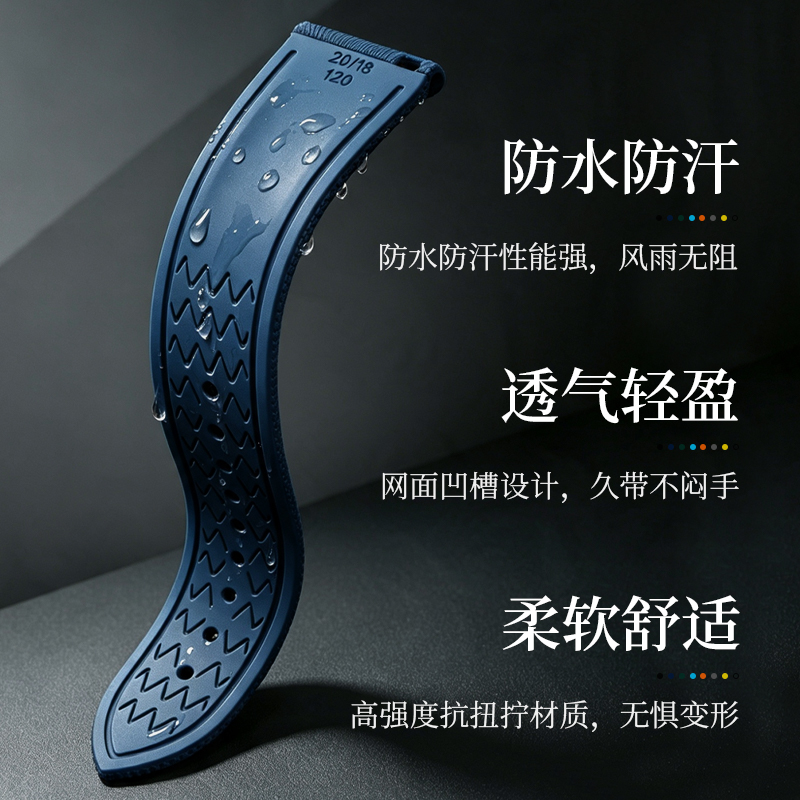 Nylon‑Texture FKM Fluororubber - đánh giá và giá Audemars Piguet Watch Code 11.59