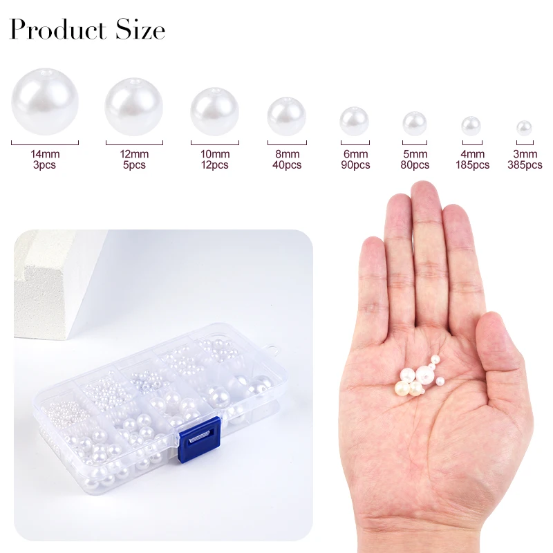 800pcs Artificial Faux Pearl R - đánh giá và giá Pearl Necklace