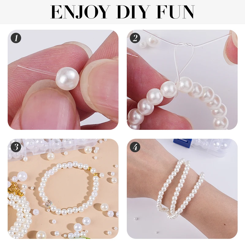 800pcs Artificial Faux Pearl R - đánh giá và giá Pearl Necklace