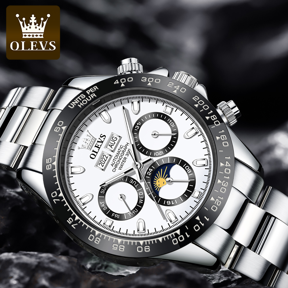 OLEVS Cao Cấp Đồng Hồ Nam Chro - đánh giá và giá Rolex Watch Daytona