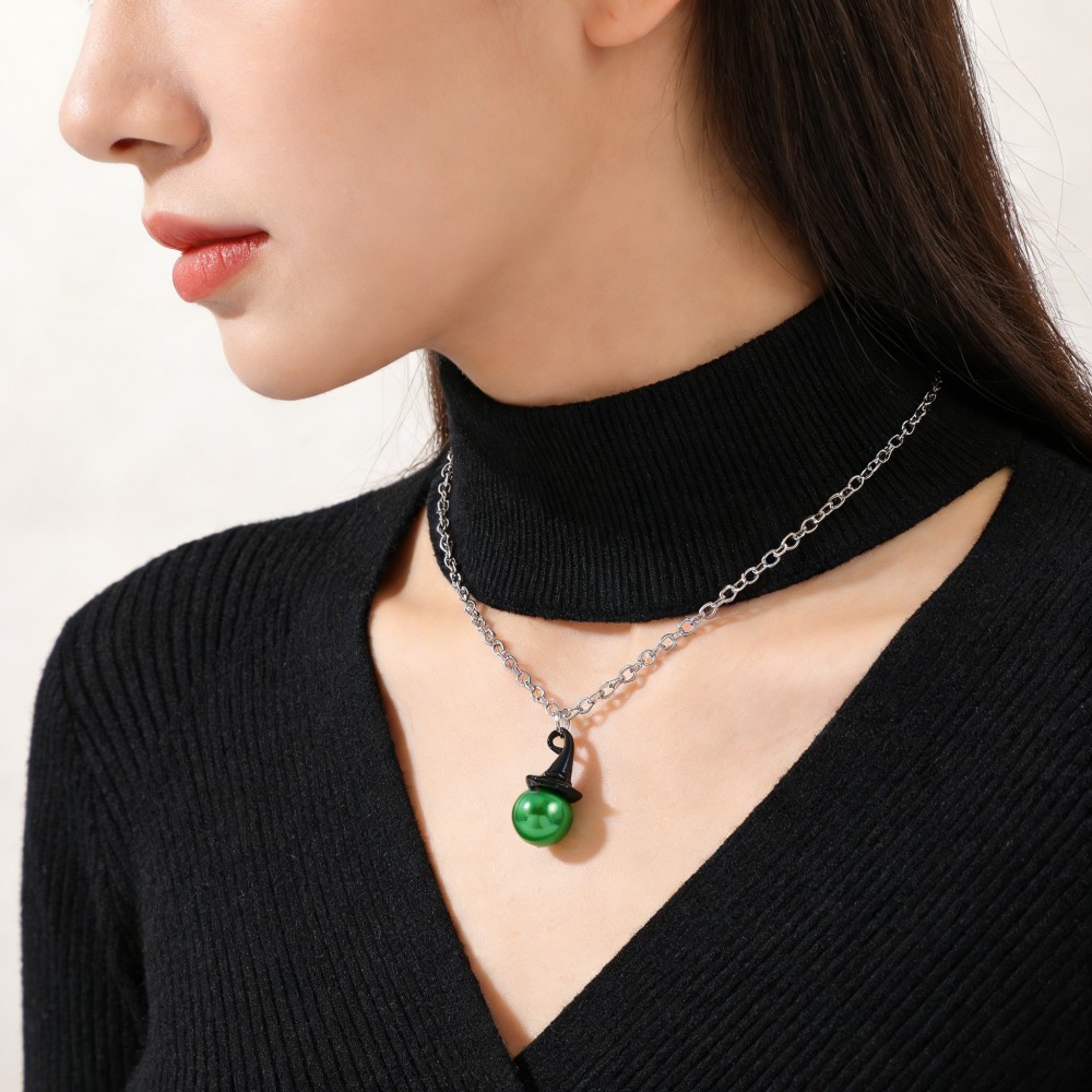 Wicked Inspired Witch Hat & Cr - đánh giá và giá Pearl Necklace