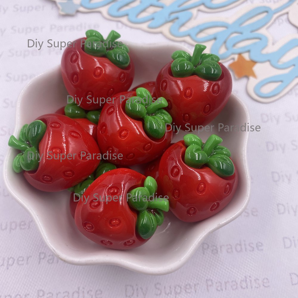 8PCS Resin Kawaii Colorful Red - đánh giá và giá Paradise Jewelry & Watches Llc Photos