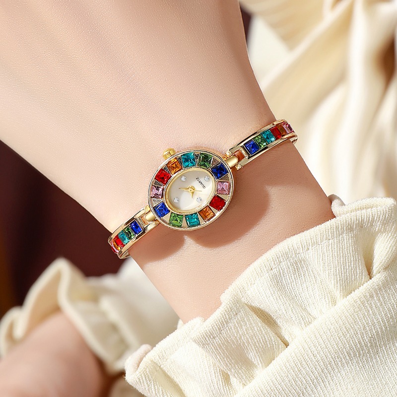 2pcs Elegant Colorful Rhinesto - đánh giá và giá Jewelry Box Organizer Watches