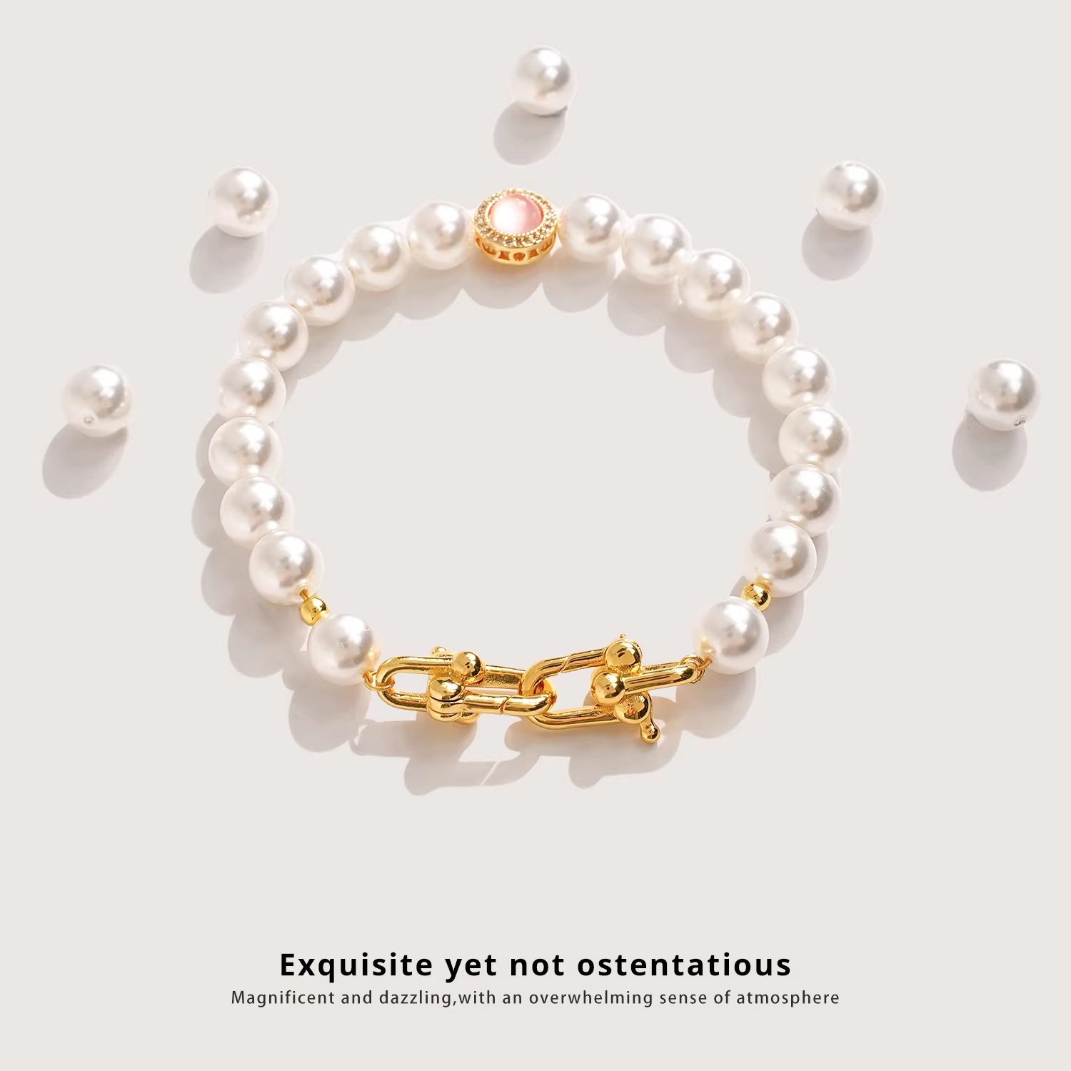 18K Gold Plated Press Clasp, D - đánh giá và giá Pearl Necklace