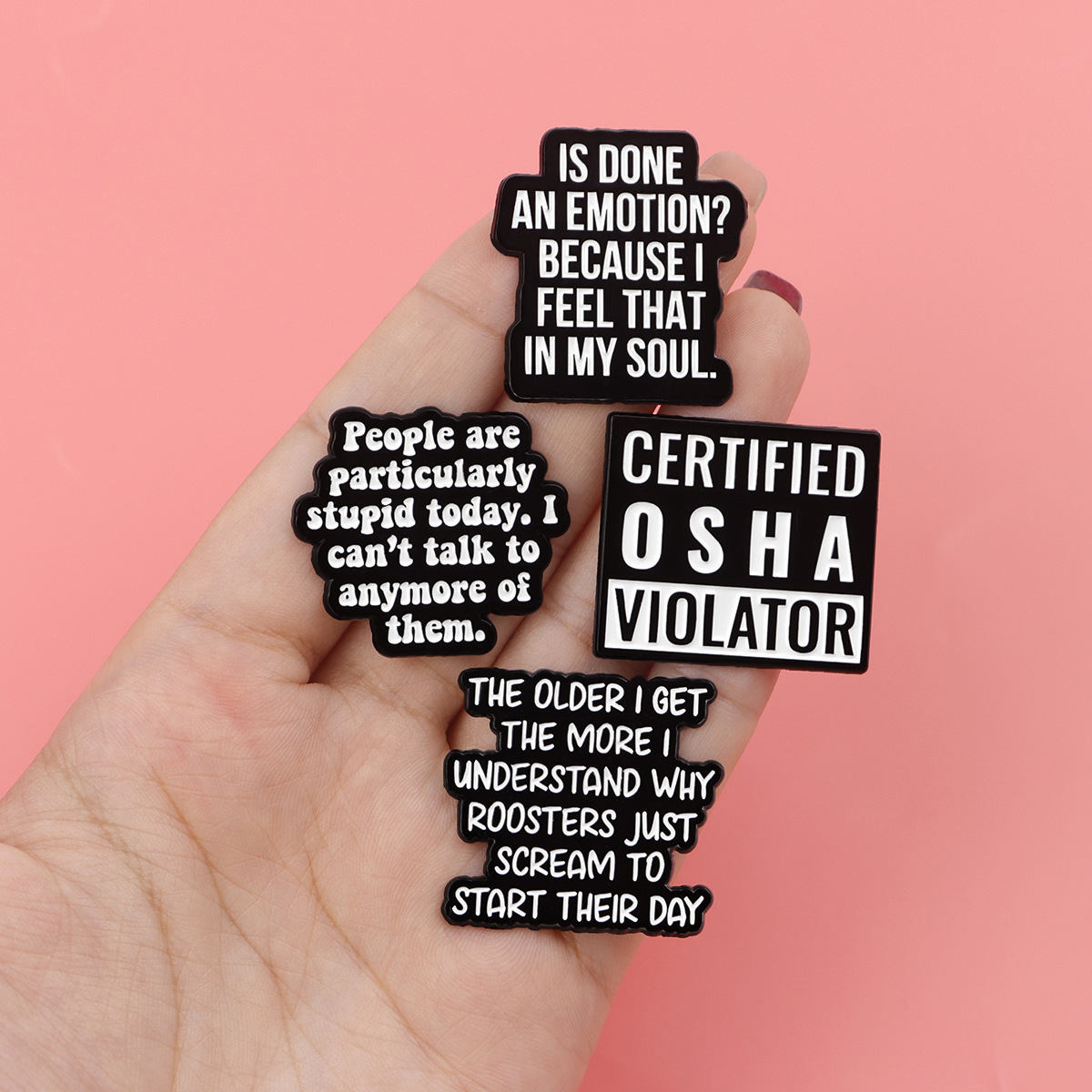 Fashion Quote Brooches Pins Cr - đánh giá và giá Jewelry Quotes