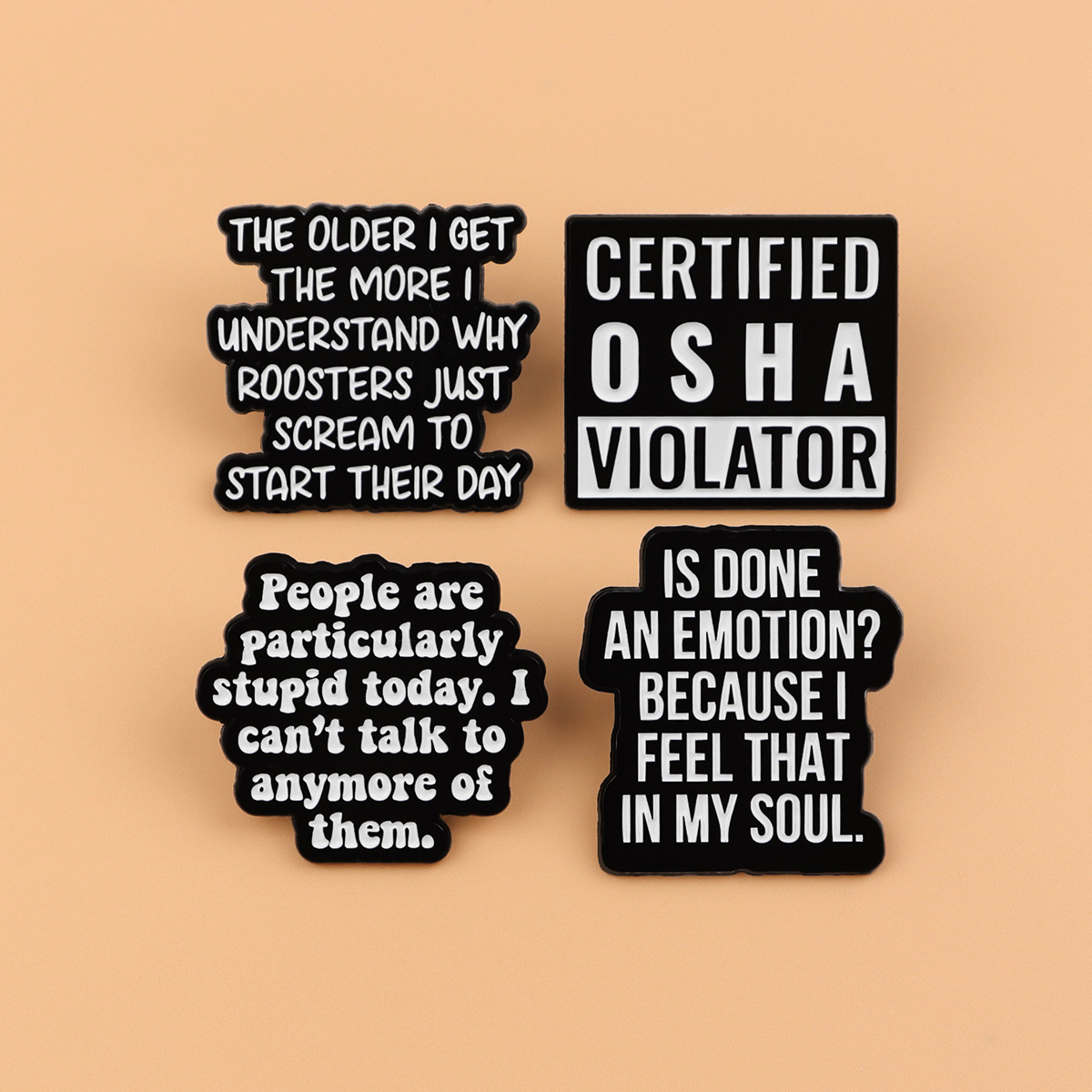 Fashion Quote Brooches Pins Cr - đánh giá và giá Jewelry Quotes