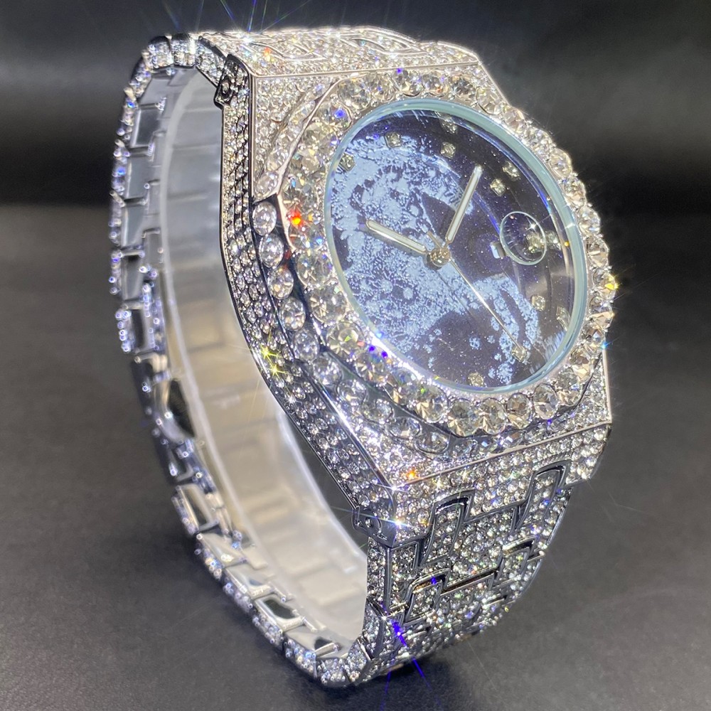 2026 Hip Hop Mens Quartz Watch - đánh giá và giá Jewelry Type Watches