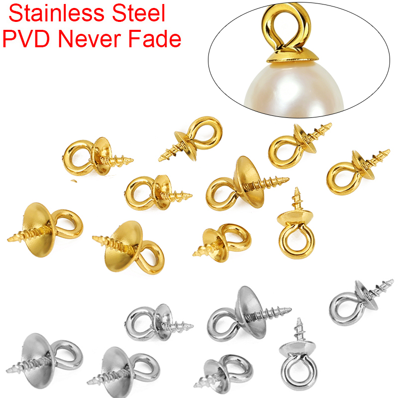 20pcs Stainless Steel Pearl Pe - đánh giá và giá Pearl Necklace