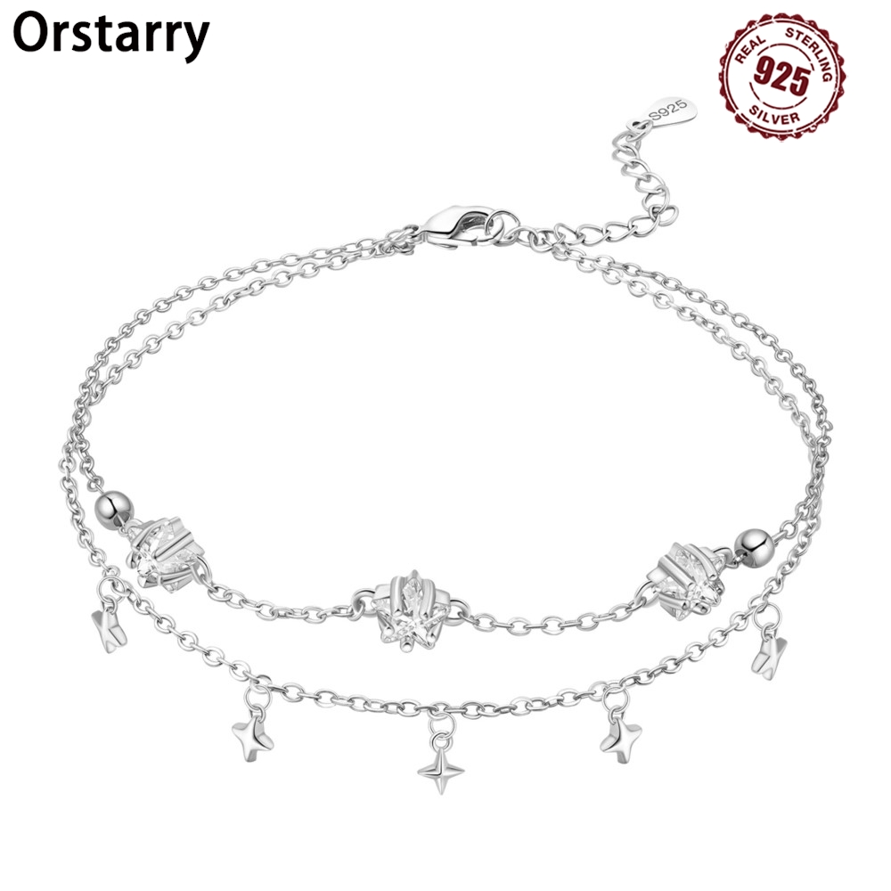 Orstarry S925 Sterling Silver  - đánh giá và giá Anklet Foot Chain
