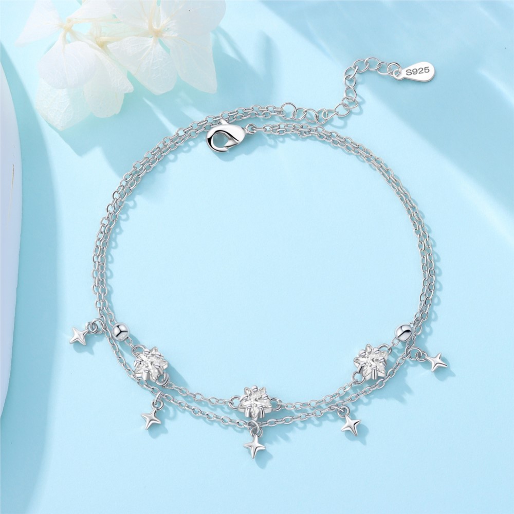 Orstarry S925 Sterling Silver  - đánh giá và giá Anklet Foot Chain